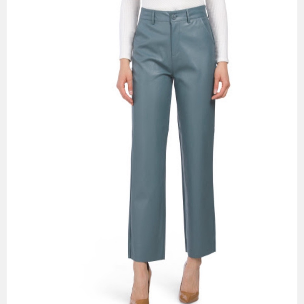 Vegan leather pants